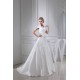 A-Line Square Lace Taffeta Short Sleeve New Arrival Wedding Dresses 2030189