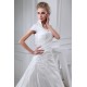 A-Line Square Lace Taffeta Short Sleeve New Arrival Wedding Dresses 2030189