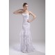 Sheath/Column Chiffon Lace Beaded Sweetheart Sweet Wedding Dresses 2030194