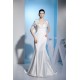 Trumpet/Mermaid Silk like Satin V-Neck Sweet Wedding Dresses 2030196 Trumpet/Mermaid Silk like Satin V-Neck Sweet Wedding Dresses 2030196