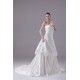 A-Line Sleeveless Satin Strapless Wedding Dresses 2030197