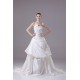 A-Line Sleeveless Satin Strapless Wedding Dresses 2030197