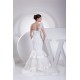 Mermaid/Trumpet Satin Organza One-Shoulder Lace Wedding Dresses 2030205 Mermaid/Trumpet Satin Organza One-Shoulder Lace Wedding Dresses 2030205