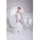 Mermaid/Trumpet Satin Organza One-Shoulder Lace Wedding Dresses 2030205 Mermaid/Trumpet Satin Organza One-Shoulder Lace Wedding Dresses 2030205