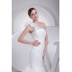 Mermaid/Trumpet Satin Organza One-Shoulder Lace Wedding Dresses 2030205 Mermaid/Trumpet Satin Organza One-Shoulder Lace Wedding Dresses 2030205