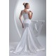 Mermaid/Trumpet Silk like Satin Fine Netting Beaded Wedding Dresses 2030206 Mermaid/Trumpet Silk like Satin Fine Netting Beaded Wedding Dresses 2030206