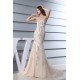 Mermaid/Trumpet Strapless Sleeveless Beaded Sequins Satin Organza Wedding Dresses 2030215
