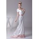 Sheath/Column V-Neck Short Sleeve Sweet Wedding Dresses 2030219