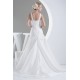 A-Line V-Neck Beaded Taffeta Sleeveless New Arrival Wedding Dresses 2030220