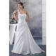 A-Line One-Shoulder Satin Sleeveless Sweetheart Wedding Dresses 2030227 A-Line One-Shoulder Satin Sleeveless Sweetheart Wedding Dresses 2030227