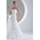 A-Line Strapless Taffeta Sleeveless Wedding Dresses 2030228