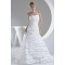A-Line Strapless Taffeta Sleeveless Wedding Dresses 2030228
