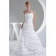 A-Line Strapless Taffeta Sleeveless Wedding Dresses 2030228