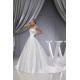 A-Line Sleeveless Strapless Satin Wedding Dresses 2030232