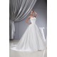 A-Line Sleeveless Strapless Satin Wedding Dresses 2030232