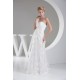 Sheath/Column One-Shoulder Lace Organza Wedding Dresses 2030242