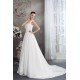 A-Line One-Shoulder Sleeveless Lace Wedding Dresses 2030246