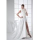 Organza Elastic Woven Satin Sleeveless High-Neck Wedding Dresses 2030248 Organza Elastic Woven Satin Sleeveless High-Neck Wedding Dresses 2030248