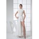 Organza Elastic Woven Satin Sleeveless High-Neck Wedding Dresses 2030248 Organza Elastic Woven Satin Sleeveless High-Neck Wedding Dresses 2030248