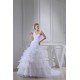 Princess Sleeveless One-Shoulder Satin Organza Beaded Wedding Dresses 2030253 Princess Sleeveless One-Shoulder Satin Organza Beaded Wedding Dresses 2030253