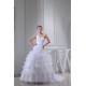 Princess Sleeveless One-Shoulder Satin Organza Beaded Wedding Dresses 2030253 Princess Sleeveless One-Shoulder Satin Organza Beaded Wedding Dresses 2030253