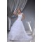 Princess Sleeveless One-Shoulder Satin Organza Wedding Dresses 2030254