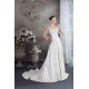 A-Line 3/4 Length Sleeve Scoop Wedding Dresses 2030262