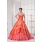 A-Line Sleeveless Sweetheart Beaded Lace Wedding Dresses 2030264