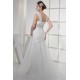 Mermaid/Trumpet Satin Fine Netting Straps Wedding Dresses 2030271