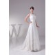 Satin Lace Fine Netting A-Line Scoop Sleeveless Best Wedding Dresses 2030272 Satin Lace Fine Netting A-Line Scoop Sleeveless Best Wedding Dresses 2030272