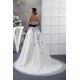 A-Line Satin Lace Fine Netting Strapless New Arrival Wedding Dresses 2030277