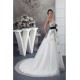 A-Line Satin Lace Fine Netting Strapless New Arrival Wedding Dresses 2030277