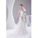 Mermaid/Trumpet Satin Netting Lace One-Shoulder Wedding Dresses 2030286 Mermaid/Trumpet Satin Netting Lace One-Shoulder Wedding Dresses 2030286