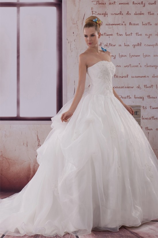 Ball Gown Strapless Beaded Lace Wedding Dresses 2030289 Ball Gown Strapless Beaded Lace Wedding Dresses 2030289