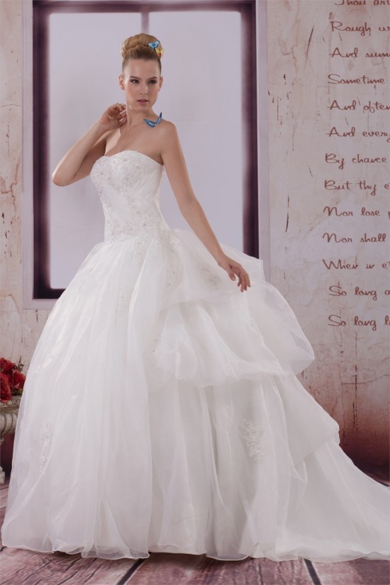 Ball Gown Strapless Beaded Lace Wedding Dresses 2030289 Ball Gown Strapless Beaded Lace Wedding Dresses 2030289