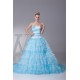 A-Line Strapless Beaded Lace Wedding Dresses with Color 2030295