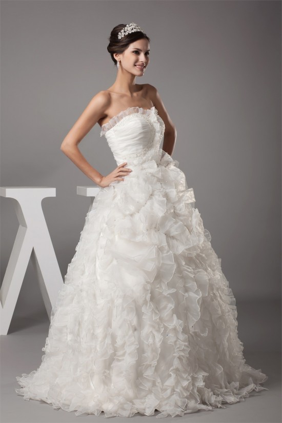 Satin Organza Sweetheart Sleeveless Ball Gown New Arrival Wedding Dresses 2030301 Satin Organza Sweetheart Sleeveless Ball Gown New Arrival Wedding Dresses 2030301