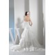 A-Line Satin Taffeta Sleeveless Strapless Wedding Dresses 2030308