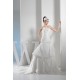A-Line Satin Taffeta Sleeveless Strapless Wedding Dresses 2030308