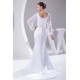Mermaid/Trumpet Chiffon Satin Long Sleeve Scoop Wedding Dresses 2030313 Mermaid/Trumpet Chiffon Satin Long Sleeve Scoop Wedding Dresses 2030313