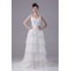 A-Line Sleeveless Scoop Satin Lace Wedding Dresses 2030314 A-Line Sleeveless Scoop Satin Lace Wedding Dresses 2030314
