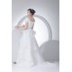 A-Line Satin Organza Straps Short Sleeve Lace Wedding Dresses 2030324 A-Line Satin Organza Straps Short Sleeve Lace Wedding Dresses 2030324