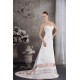 A-Line Satin Silk like Satin Sleeveless Wedding Dresses with Color 2030326 A-Line Satin Silk like Satin Sleeveless Wedding Dresses with Color 2030326