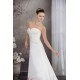 A-Line Satin Silk like Satin Sleeveless Wedding Dresses with Color 2030326 A-Line Satin Silk like Satin Sleeveless Wedding Dresses with Color 2030326