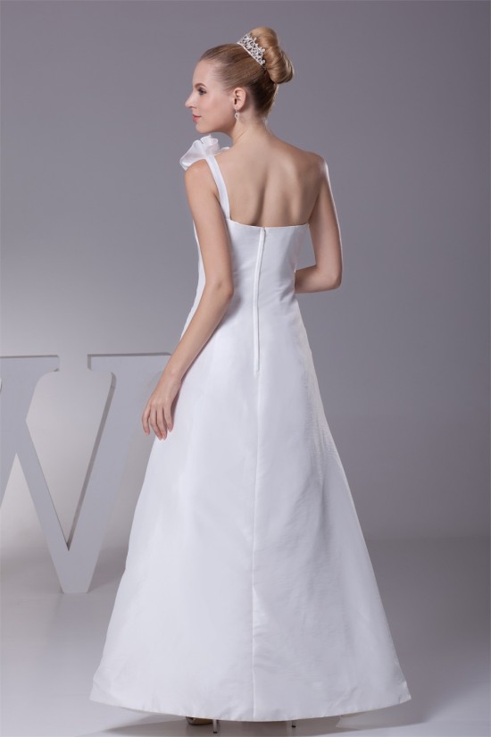A-Line One-Shoulder Wedding Dresses 2030328 A-Line One-Shoulder Wedding Dresses 2030328