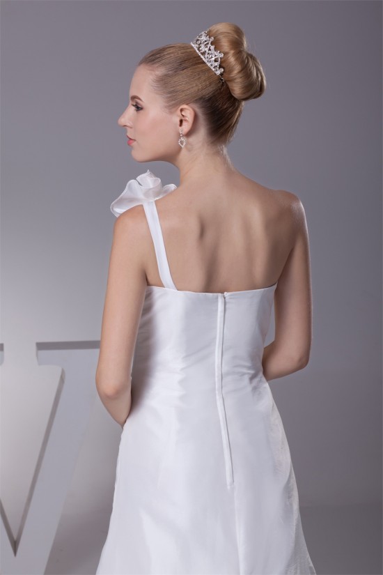 A-Line One-Shoulder Wedding Dresses 2030328 A-Line One-Shoulder Wedding Dresses 2030328