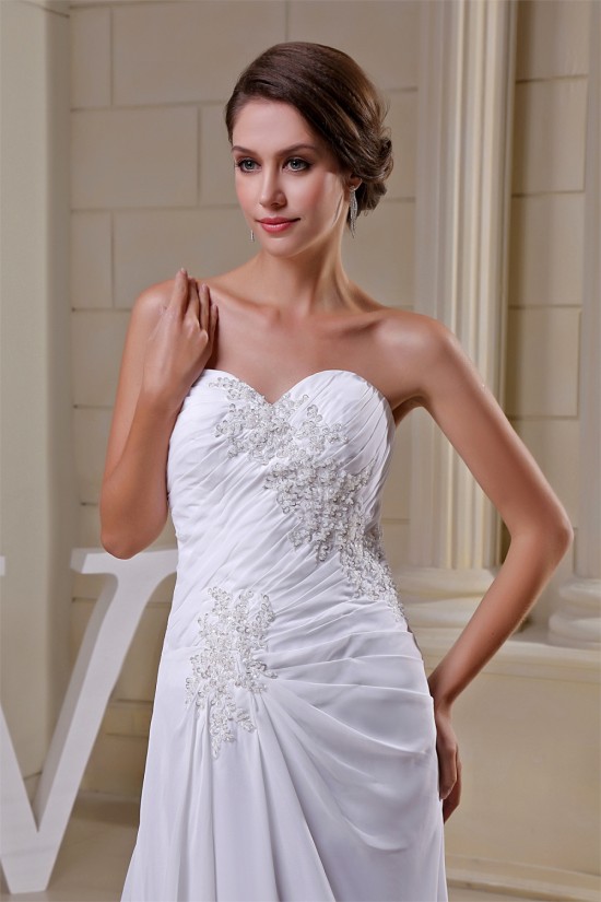 Sheath/Column New Arrival Chiffon Lace Beaded Wedding Dresses 2030343 Sheath/Column New Arrival Chiffon Lace Beaded Wedding Dresses 2030343
