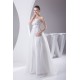 Sleeveless A-Line Satin Organza Strapless Sweet Wedding Dresses 2030351