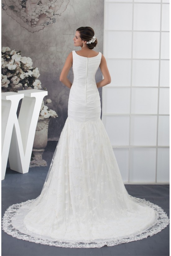 A-Line V-Neck Sleeveless Chiffon Satin Lace Best Wedding Dresses 2030358 A-Line V-Neck Sleeveless Chiffon Satin Lace Best Wedding Dresses 2030358
