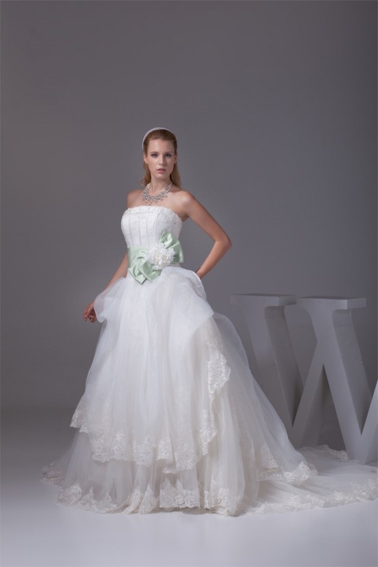 Ball Gown Strapless Sleeveless Satin Organza Nettting New Arrival Wedding Dresses 2030359 Ball Gown Strapless Sleeveless Satin Organza Nettting New Arrival Wedding Dresses 2030359